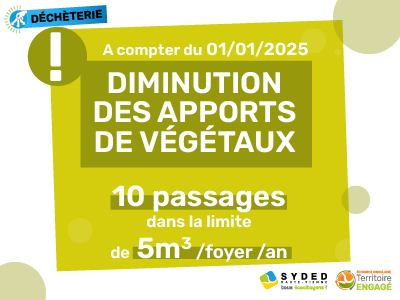 Diminution des quotas d’apport de végétaux