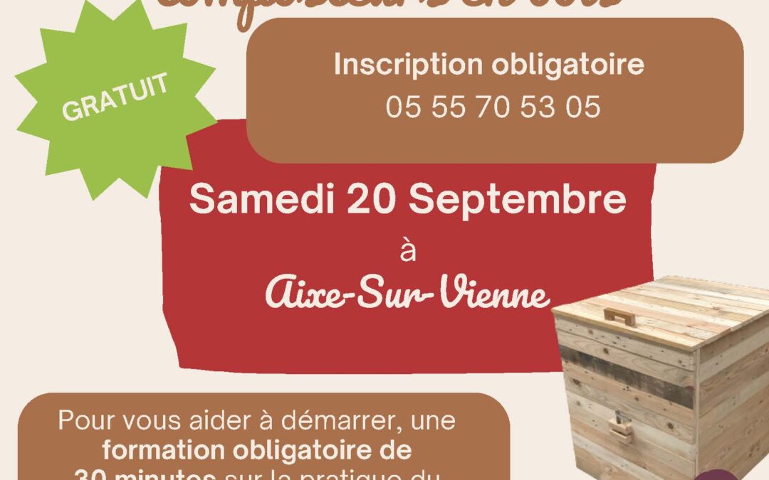 Composteur bois gratuit