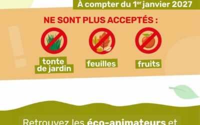 Fin des apports gratuits des tontes, feuilles et fruits